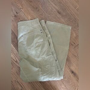 Kuhl Outrage Pants vintage patina dye 36x30 khaki olive